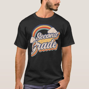Camiseta Second Grade Retro Girls Boys Teacher Team 2nd Gra