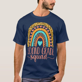 Camiseta Second Grade Squad Team 2nd Grade Teacher Back To 
