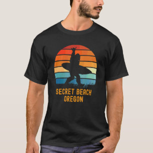 Camiseta Secret Beach Oregon Sasquatch Souvenir