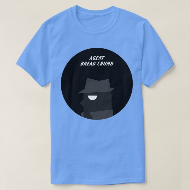 Camiseta Secret Pigeon Spy Agent Bread Crumb (Frente do Design)