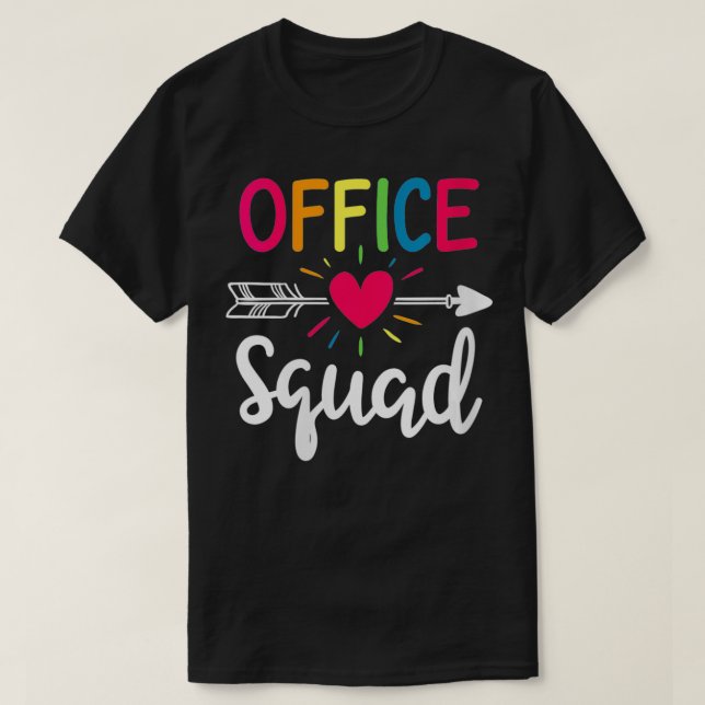 Camiseta Secretária da Escola Esquadrão de Mulheres (Frente do Design)