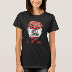 Camiseta Secretária de Diversão Mulheres Cute Memote Cote S