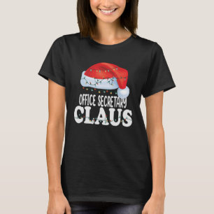 Camiseta Secretária do Office Claus Figurino de Natal