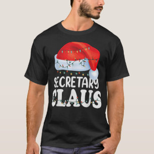 Camiseta Secretária Santa Claus Natal Engraçado Correspondê