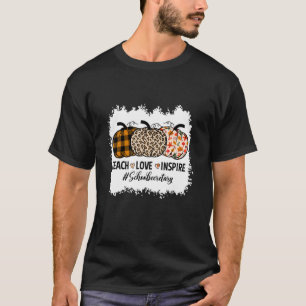 Camiseta Secretário De Escola De Volta Ao Ensino De Pumpkin