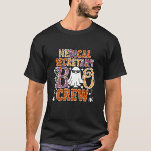 Camiseta Secretário de Medicina Boo Crew Funny Ghost Hallow