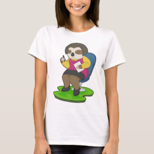 Camiseta Secretário de Preguiça Escritório de Papel