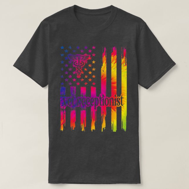 Camiseta Secretário do Recepcionista Veterinário dos Veteri (Frente do Design)