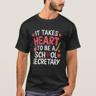Camiseta Secretário Escolar Assistente de Volta às Aulas Pr