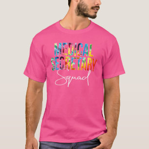 Camiseta Secretário Médico Esquadrão de Apreciação Dia de A