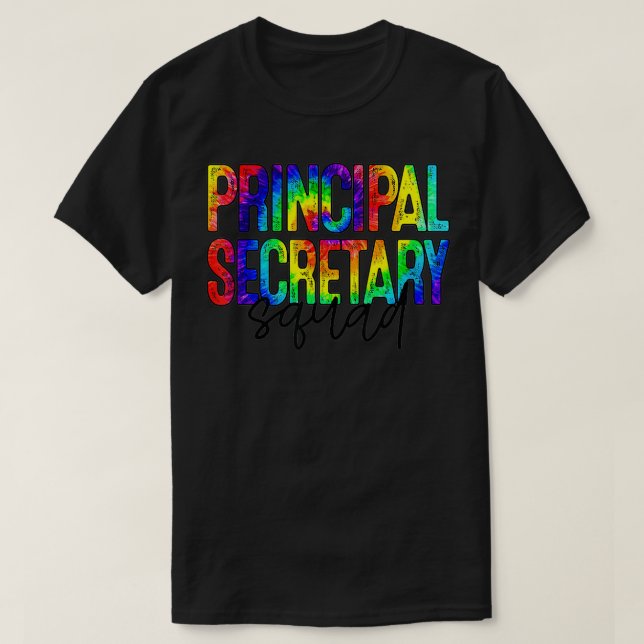 Camiseta Secretário Principal de Volta à escola para profes (Frente do Design)