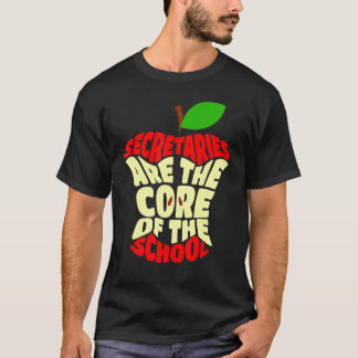 Camiseta Secretários Escolares Núcleo Do Escritório Escolar