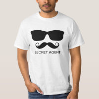 Camiseta secreto do disfarce de Agemt