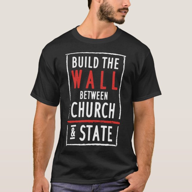 Camiseta Secularização de Cotação Ateísta (Frente)