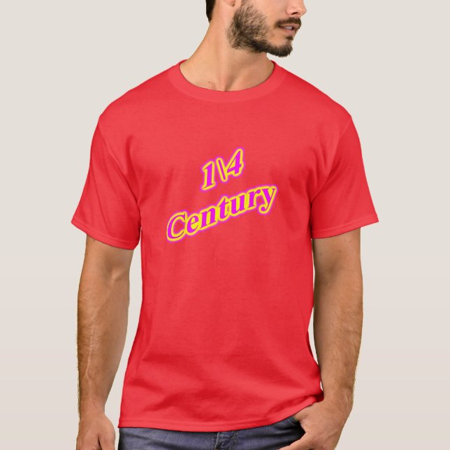 Camiseta século 25 1 \ 4 (Frente)