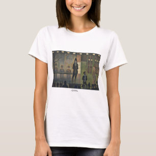 Camiseta Secundário de circo por Georges Seurat 1887