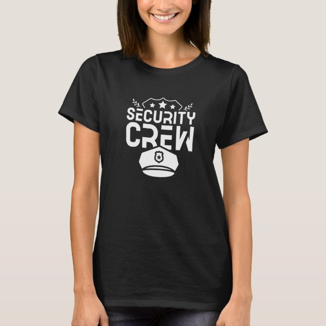 Camiseta Security Crew Safety Guard Officer Bouncer (Frente)