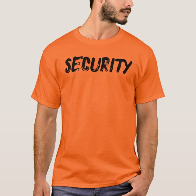 Camiseta SECURITY (front AND back) T-shirt (Frente)