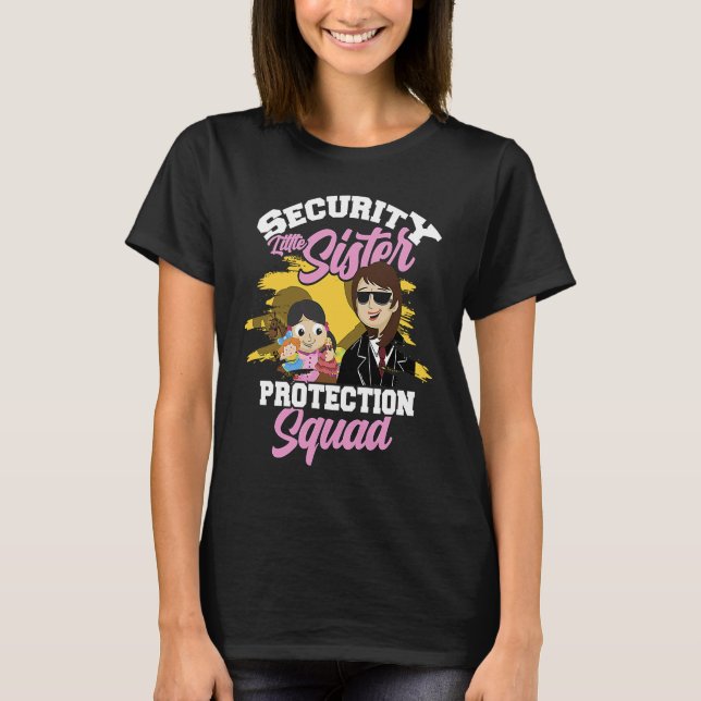 Camiseta Security little sister protection squad  Programme (Frente)