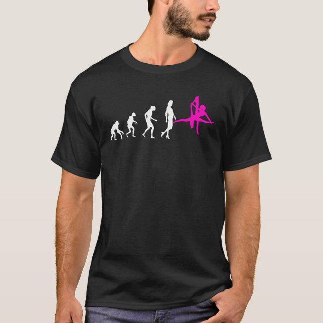 Camiseta Seda aérea Evolução Seda aérea Acrobacia (Frente)