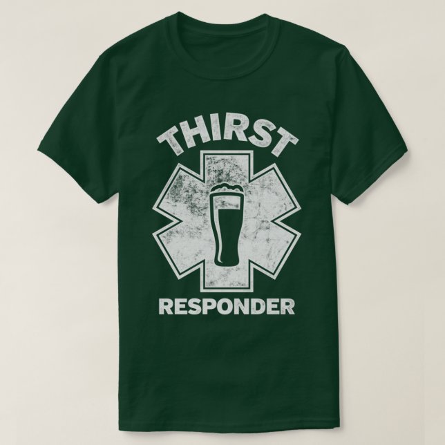 Camiseta Sede Respondente Engraçado Design para Bar Concurs (Frente do Design)