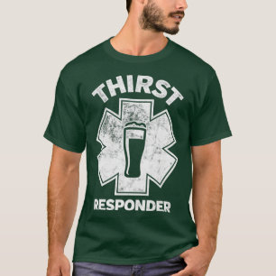 Camiseta Sede Respondente Engraçado Design para Bar Concurs