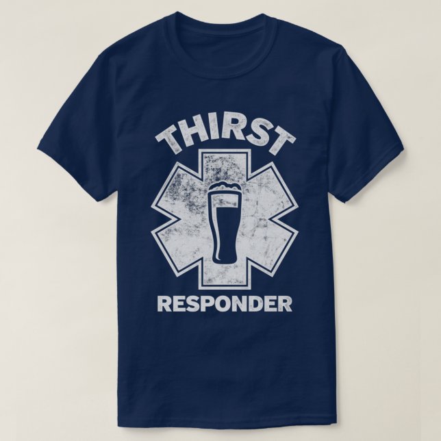 Camiseta Sede Respondente Engraçado Design para Bar Concurs (Frente do Design)