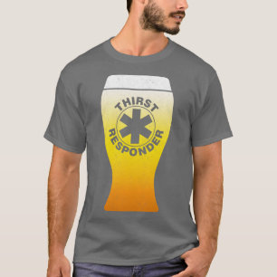 Camiseta Sede Responder Engraçado Beer