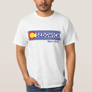 Camiseta Sedgwick Colorado - valor de bandeira local tee