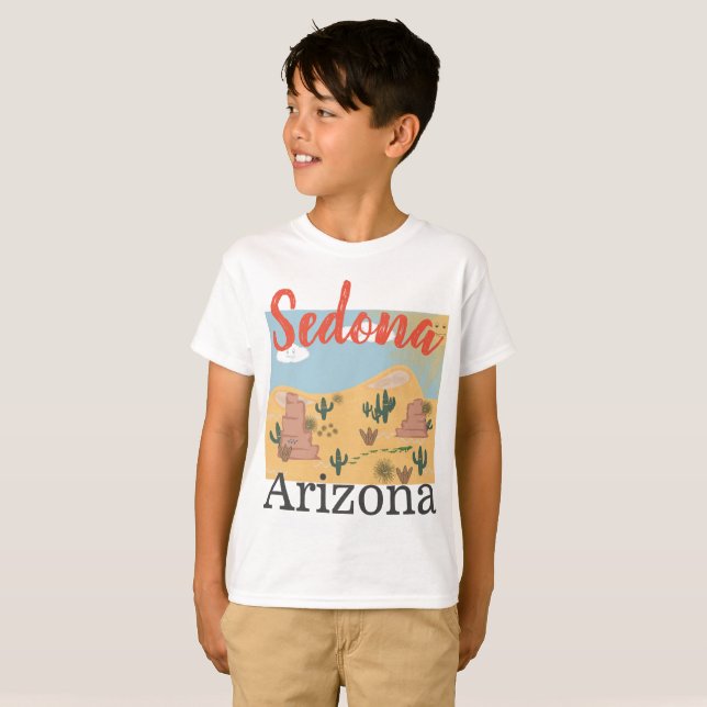 Camiseta Sedona Arizona Desert T-Shirt, rapaz (Frente Completa)