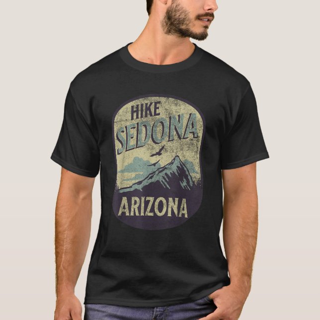 Camiseta Sedona Arizona Nature Hike Mountain no Exterior de (Frente)