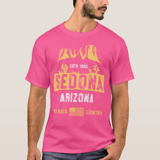 Camiseta Sedona Arizona Vacation Shirt Red Rock Country Cac