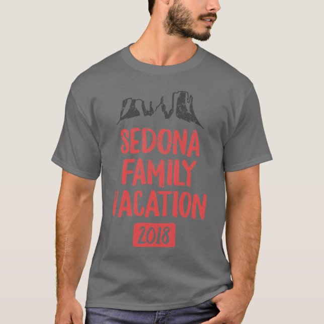 Camiseta Sedona Family Vacation 2018 Arizona Red Rock Hikin (Frente)