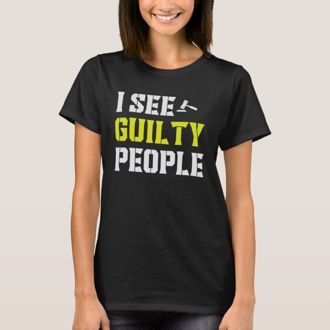 Camiseta See Guilty People Correctional Officer (Frente)