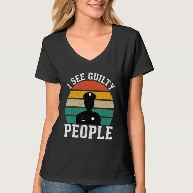 Camiseta See Guilty People Correctional Officer 1 (Frente)