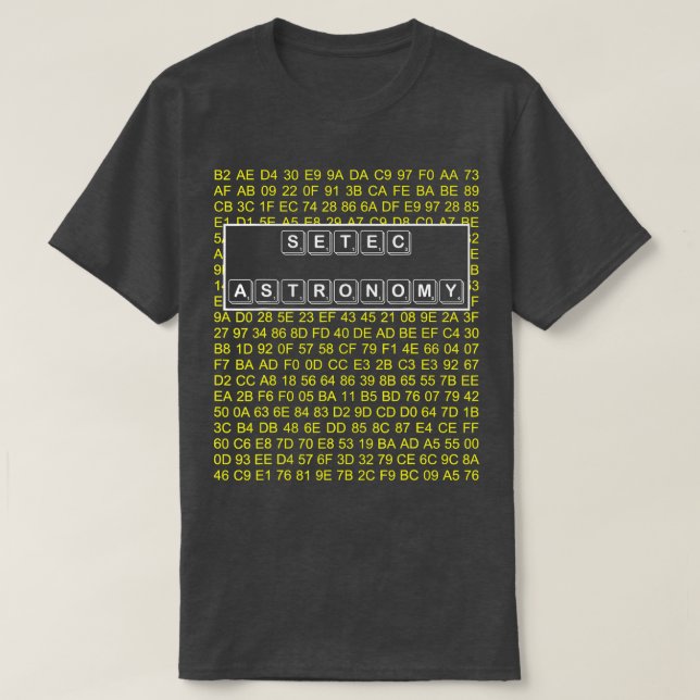 CAMISETA SEEC ASRONOMIA (Frente do Design)