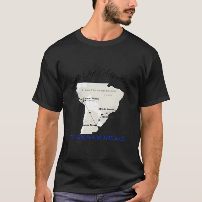 Camiseta Seek Out Adventure It'S For The Soul (Frente)