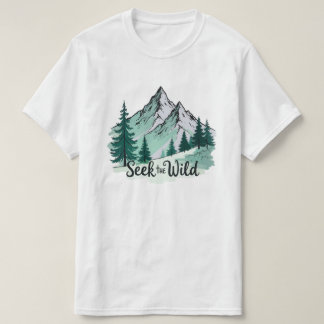 Camiseta Seek the Wild" Vintage T-Shirt |