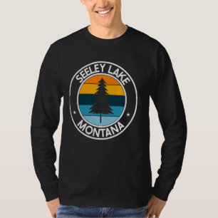 Camiseta Seeley Lake Montana MT USA City Pride Retro Sunset
