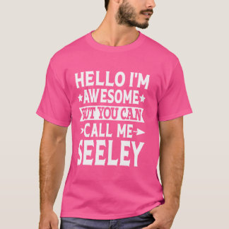 Camiseta Seeley Surname Me Chame Seeley Family Team Último