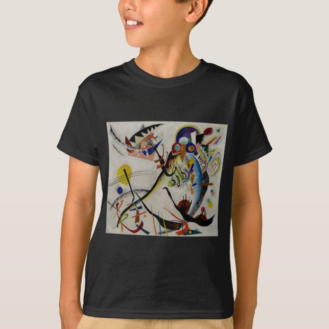 Camiseta Segmento Azul Kandinsky (Frente)