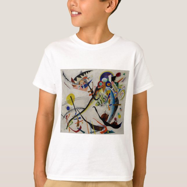 Camiseta Segmento Azul Kandinsky (Frente)