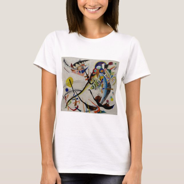 Camiseta Segmento Azul Kandinsky (Frente)