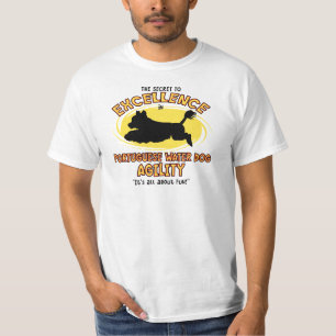 Camiseta Segredo português do cão de água da agilidade