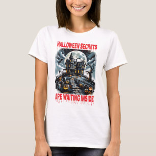 Camiseta Segredos de Halloween Mulheres Brancas