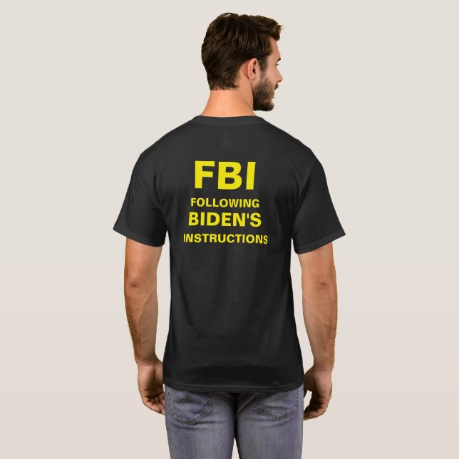 CAMISETA SEGUINDO AS INSTRUÇÕES DE BIDEN (Parte Traseira Completa)
