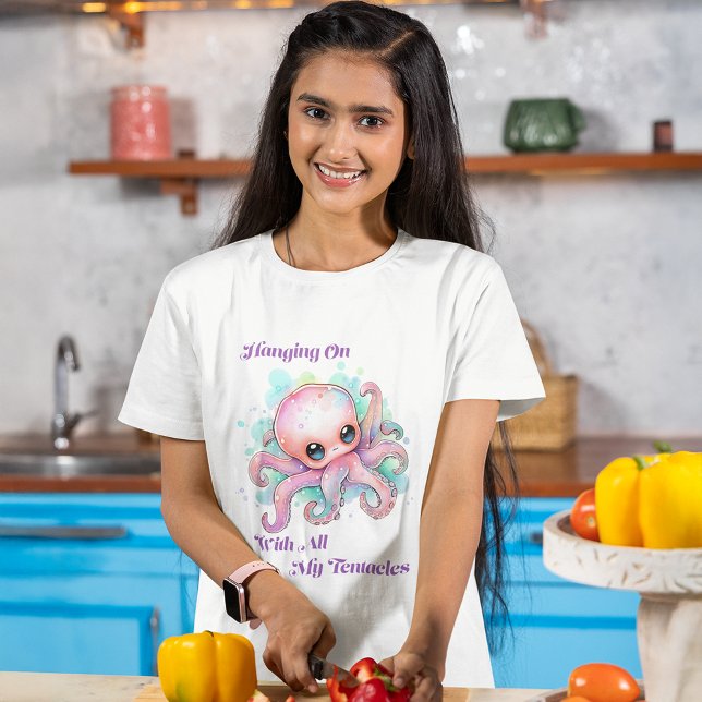 Camiseta Seguindo Com Todos Os Meus Tentáculos (Criador carregado)