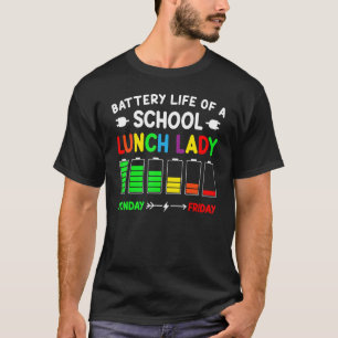 Camiseta Segunda a sexta-feira Almoço de Bateria Dama de Vo