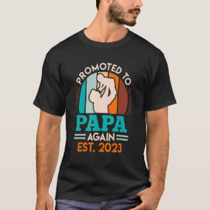 Camiseta Segunda Criança 2023 Pai De Duas Crianças Fathe