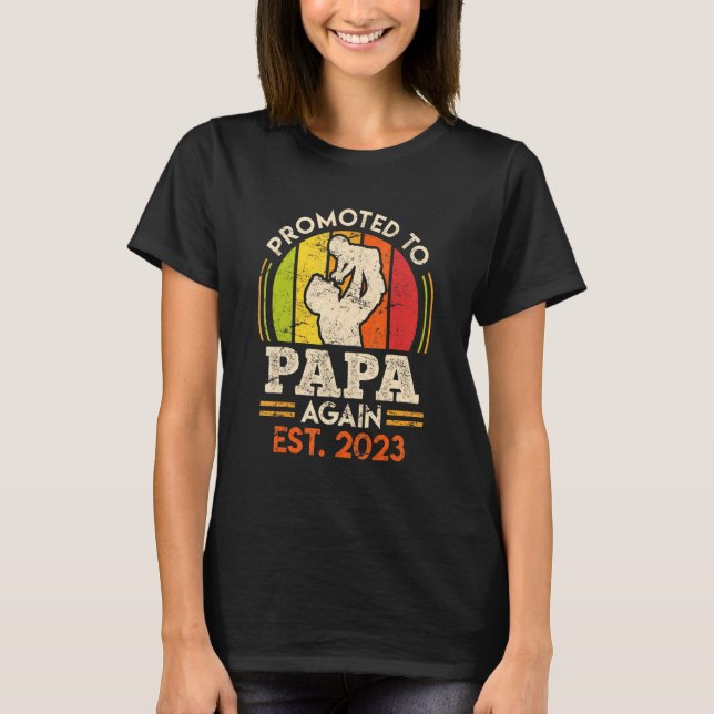 Camiseta Segunda Criança 2023 Pai De Duas Crianças Fathe (Frente)